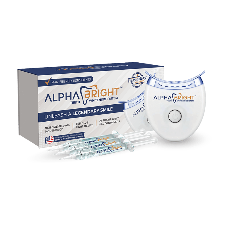 Alpha Bright™ LED Teeth Whitening Kit For Men