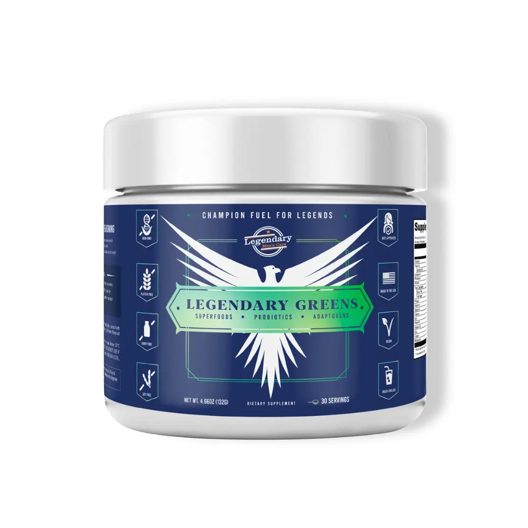 Legendary Greens - Superfood Powder for Men | Energy, Digestion & Hormone Support