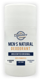 1 Stick of Men's Natural Deodorant.