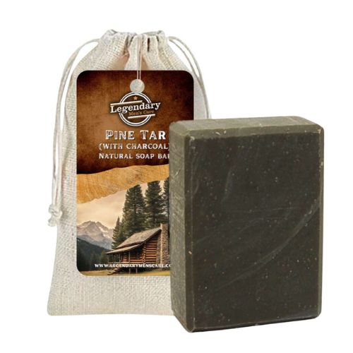 Legendary Men's Care pine tar natural cold processed men's soap