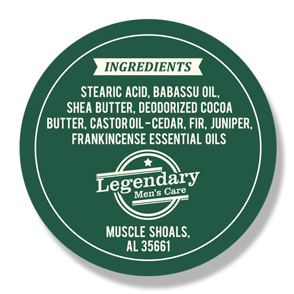 Our natural shave soap ingredients are as clean as you can get!