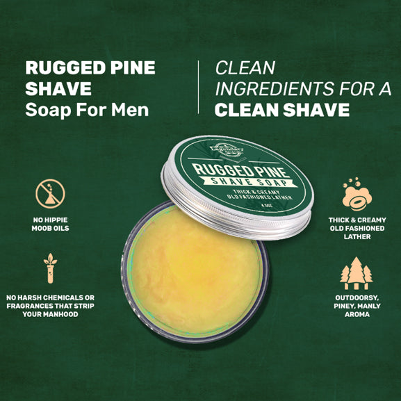 Rugged Pine Shave Soap
